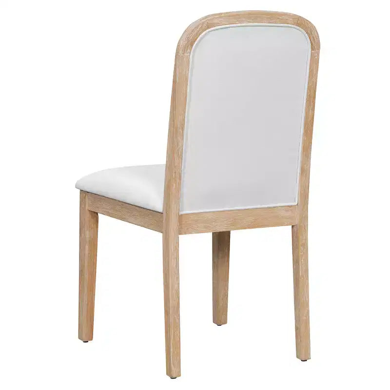 Ensemble de salle à manger extensible vintage Oliver de GDFStudio pour 4 à 6 personnes avec table style ferme de 42 à 58 po et chaises rembourrées