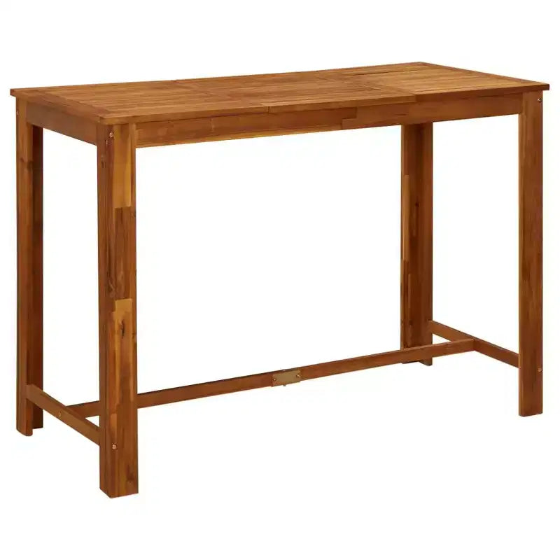 vidaXL Salon de bar de jardin en bois d'acacia massif Grand Durable