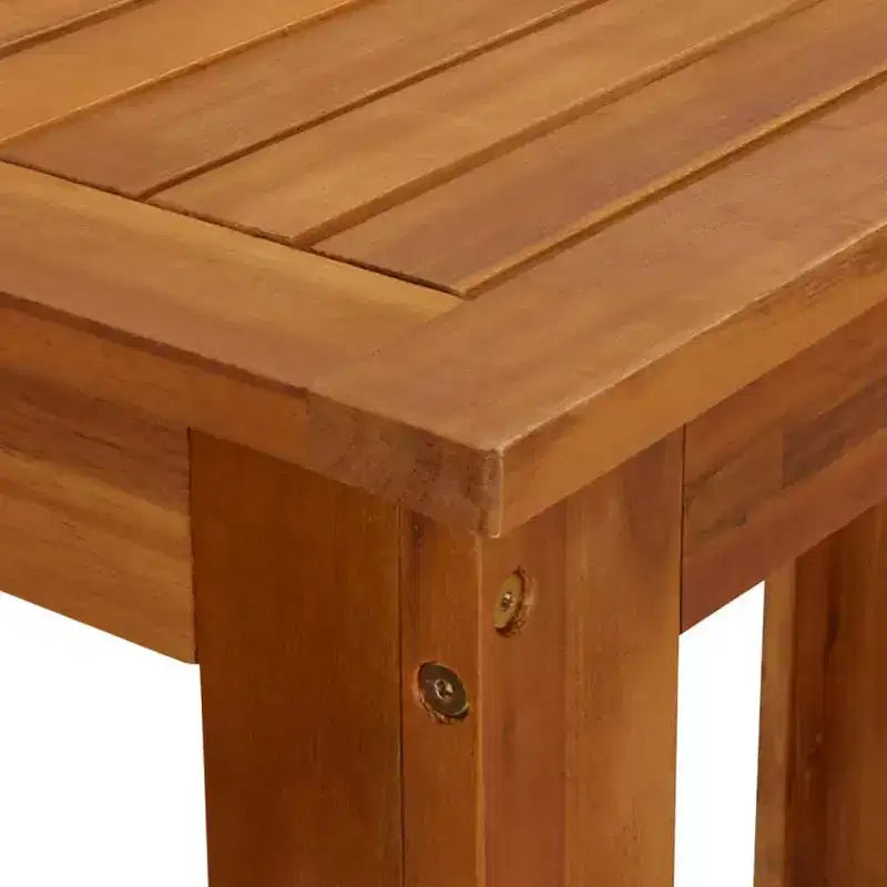 vidaXL Salon de bar de jardin en bois d'acacia massif Grand Durable