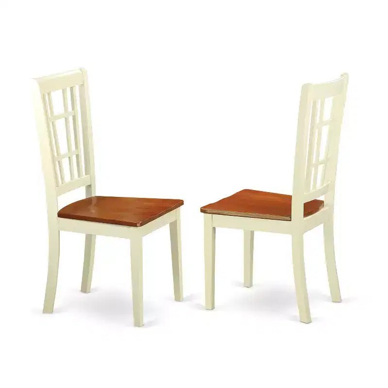 Ensemble Table de Cuisine pour 4 Personnes - Table à Manger avec 4 Chaises - Ensemble Dinette en Bois - Meubles de Salle à Manger pour la Maison