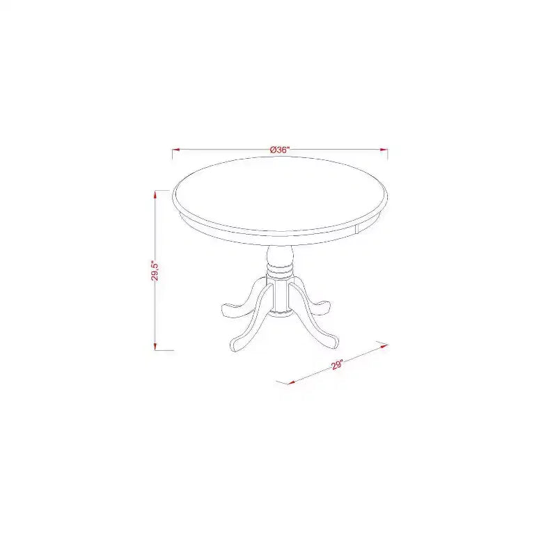 Ensemble Table et Chaises de Cuisine 3 Pièces - Table Ronde avec 2 Chaises d'Appoint - Finition Chêne