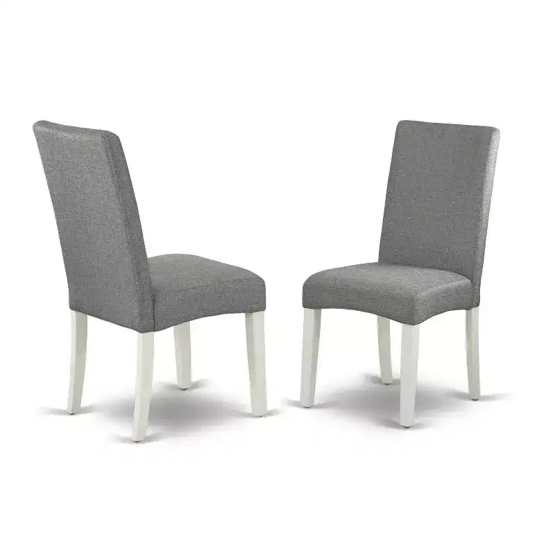 Table de salle à manger rectangulaire en bois massif, finition chêne naturel, 7 pièces, avec 6 chaises avec