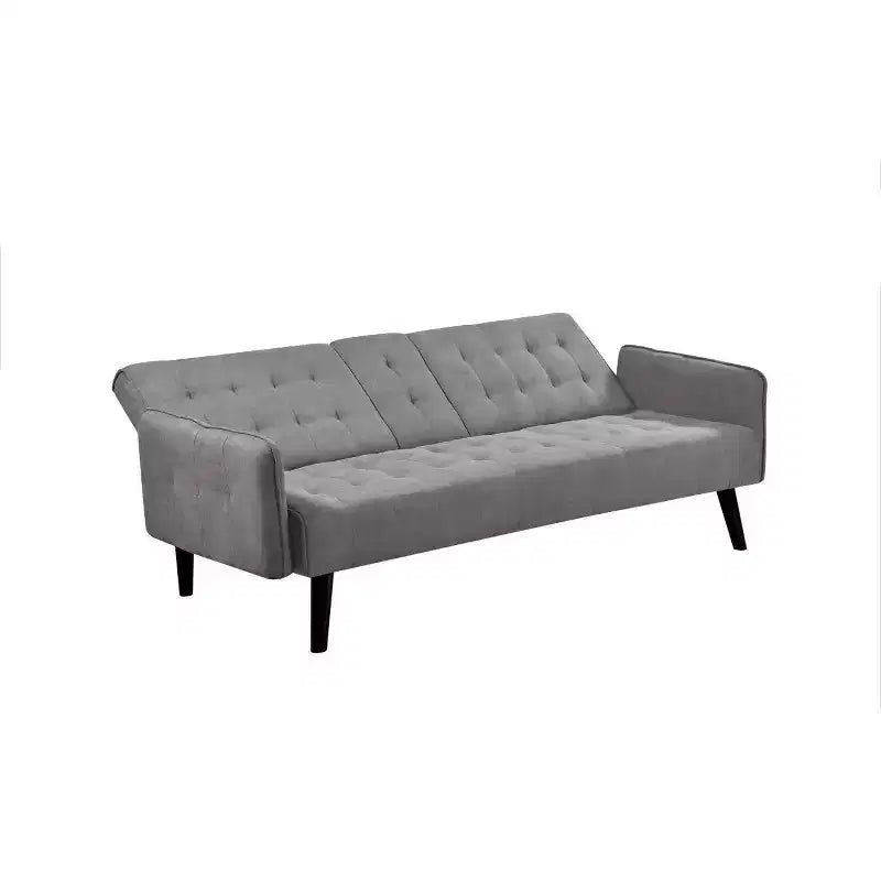Canapé-lit convertible Homy Casa avec porte-gobelet et table rabattable, pour salon