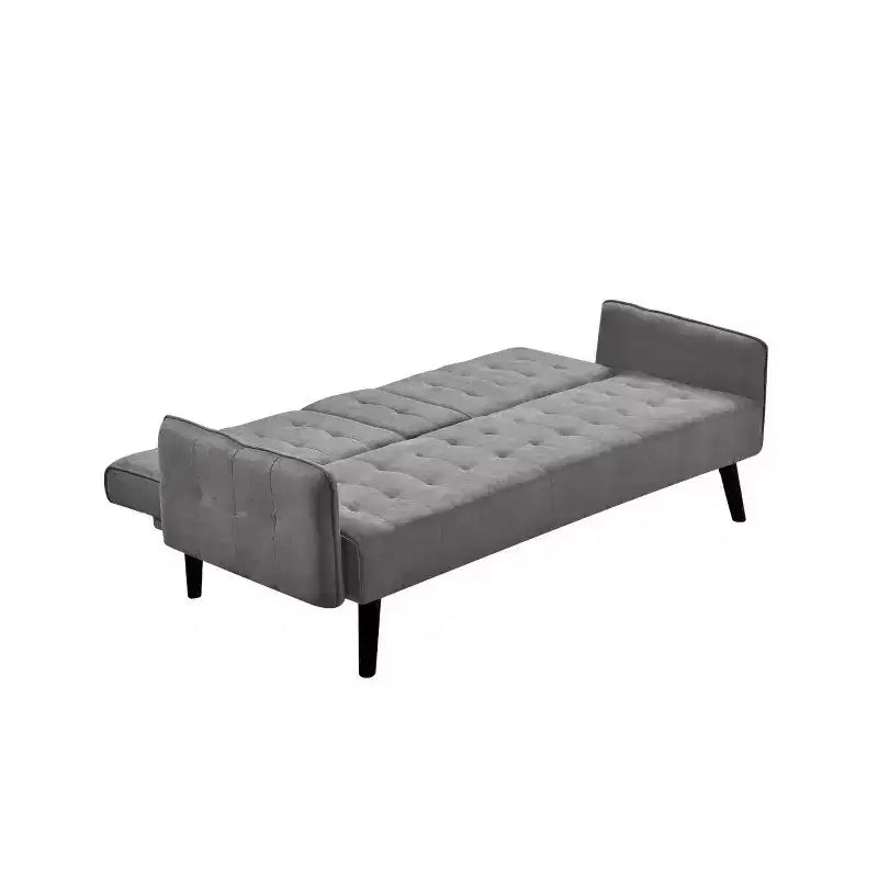 Canapé-lit convertible Homy Casa avec porte-gobelet et table rabattable, pour salon
