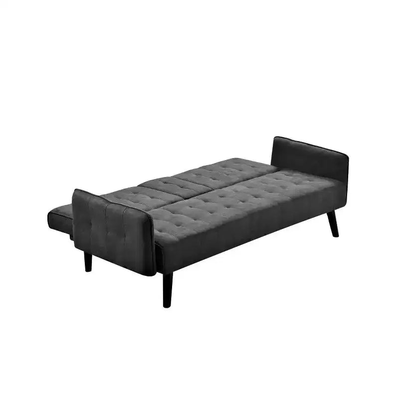 Canapé-lit convertible Homy Casa avec porte-gobelet et table rabattable, pour salon
