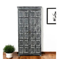 72 Dark Gray Solid Wood Pantry Or Storage Closet - 36' X '72' X '18