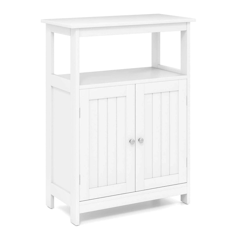 Bathroom Floor Cabinet Freestanding Storage Organizer with 2 - See Details