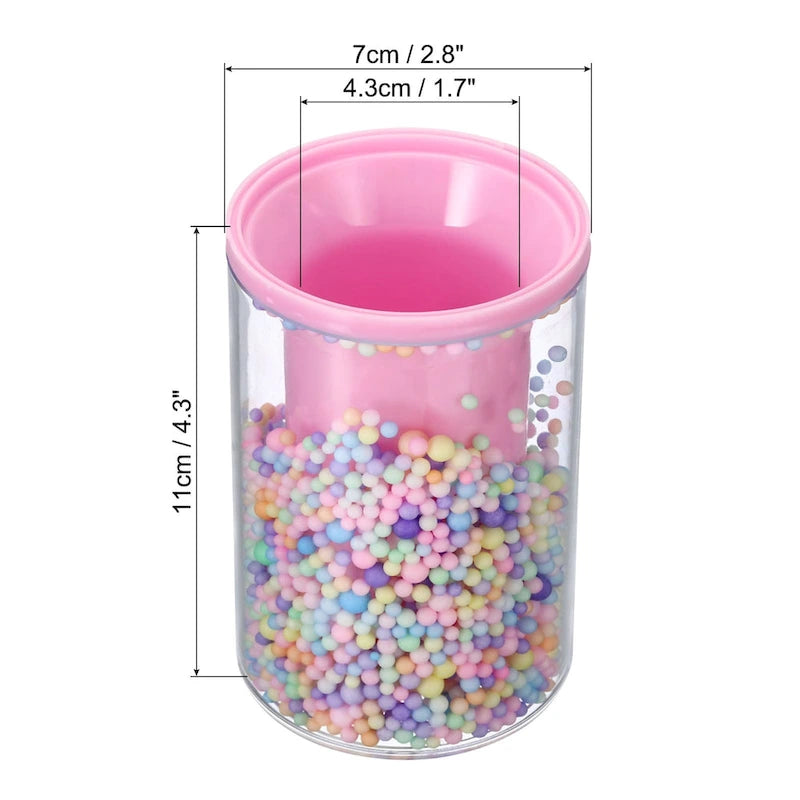 Pencil Holder Acrylic Makeup Brush Holder Cup Storage Stationery Caddy