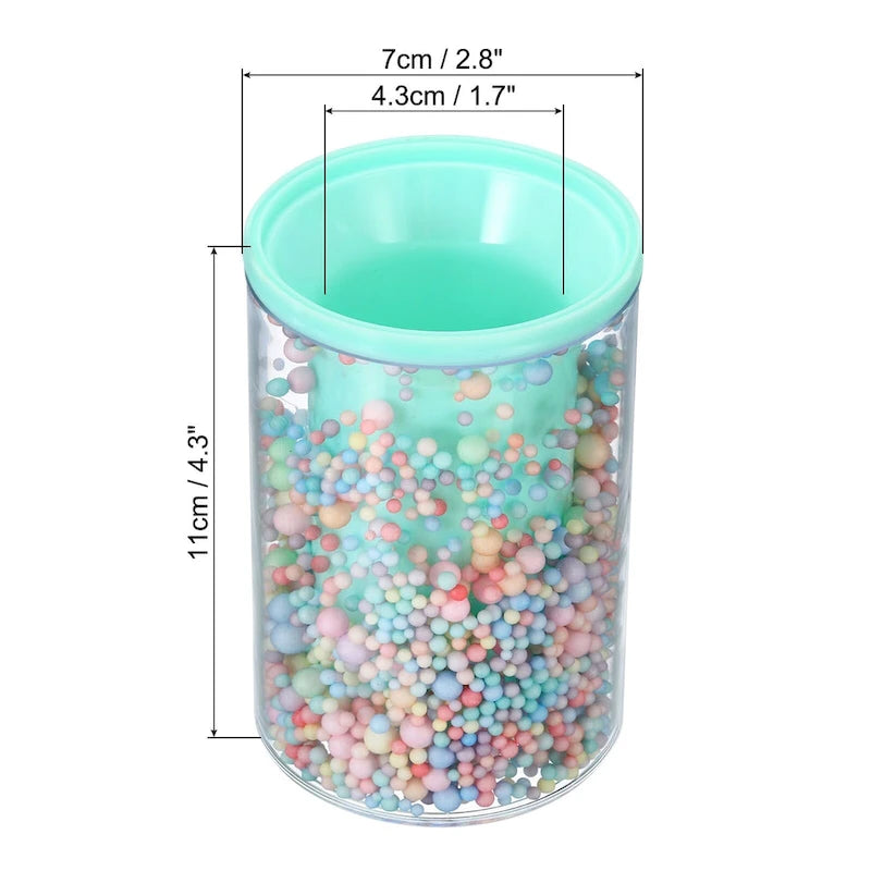 Pencil Holder Acrylic Makeup Brush Holder Cup Storage Stationery Caddy