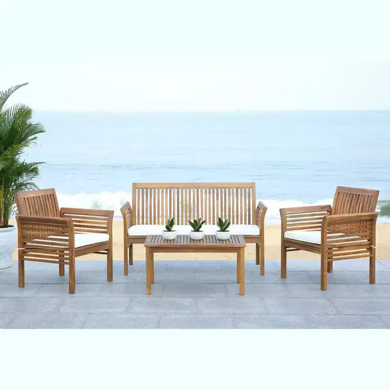Ensemble de patio 4 pièces Carson - Intérieur/Extérieur - PAT7005 - Safavieh