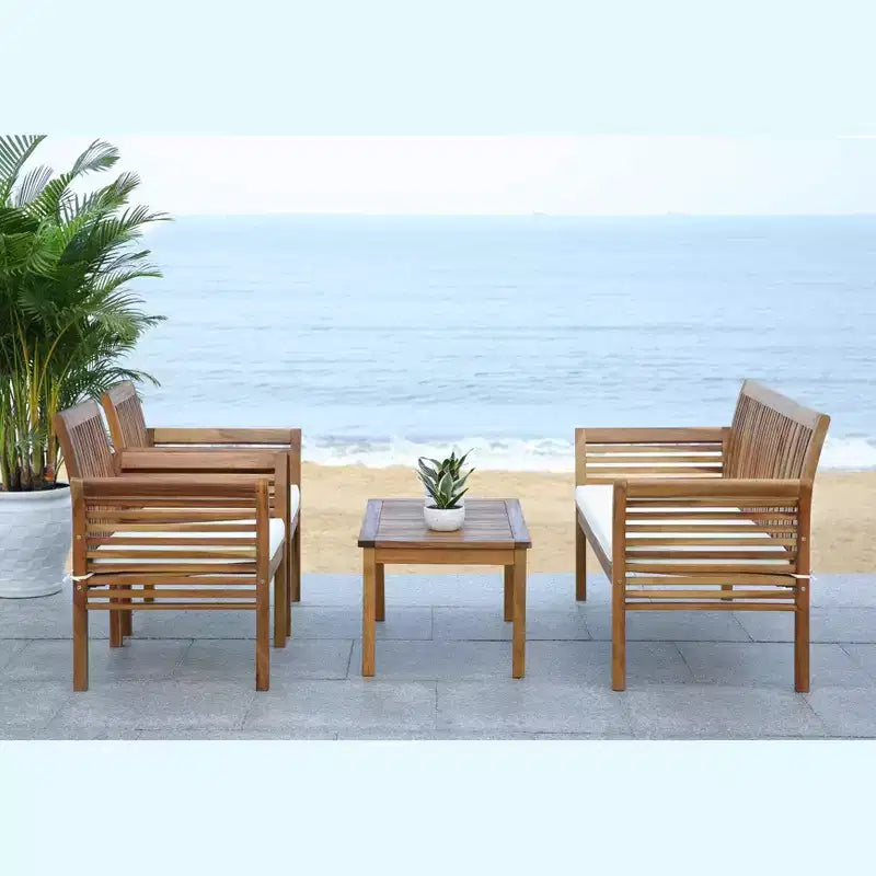 Ensemble de patio 4 pièces Carson - Intérieur/Extérieur - PAT7005 - Safavieh
