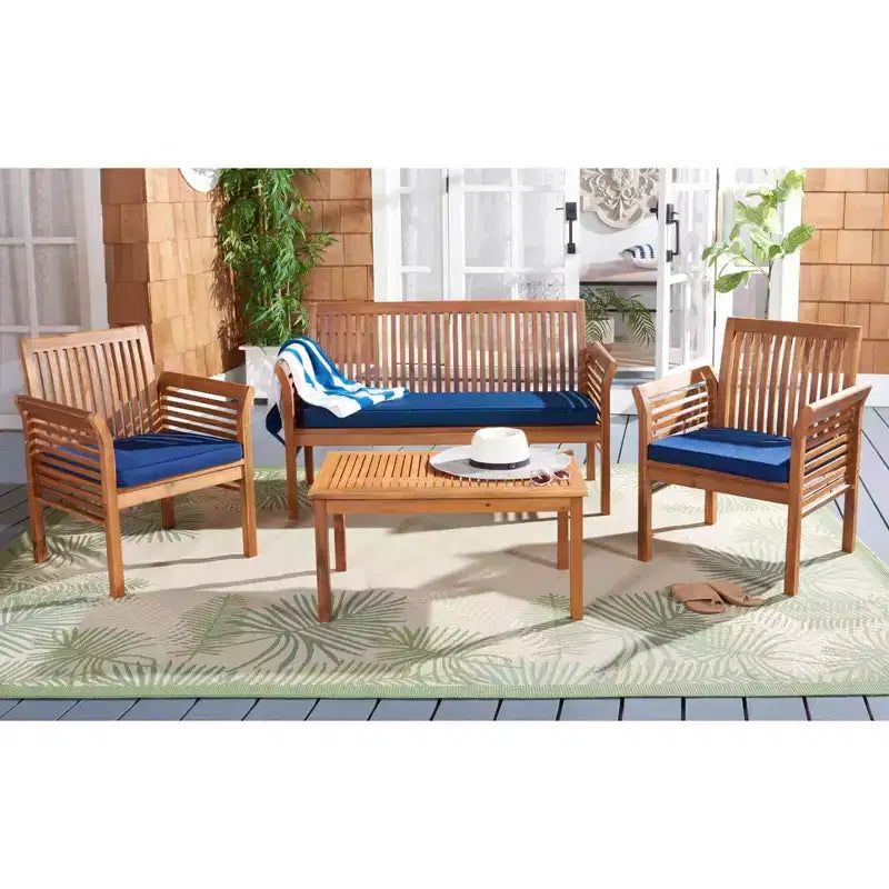 Ensemble de patio 4 pièces Carson - Intérieur/Extérieur - PAT7005 - Safavieh