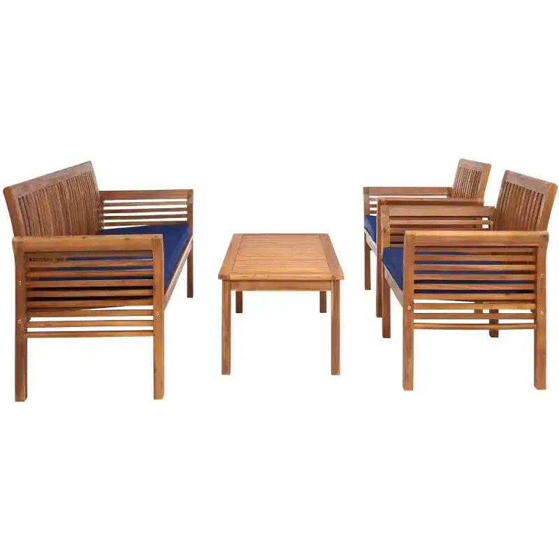 Ensemble de patio 4 pièces Carson - Intérieur/Extérieur - PAT7005 - Safavieh
