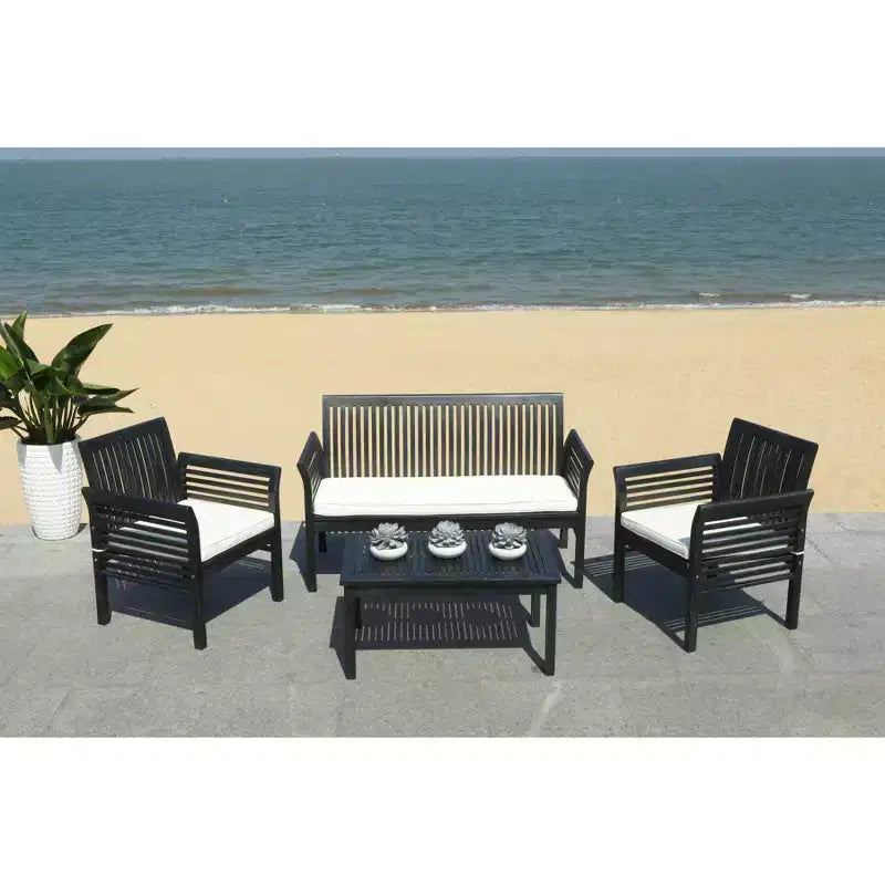 Ensemble de patio 4 pièces Carson - Intérieur/Extérieur - PAT7005 - Safavieh