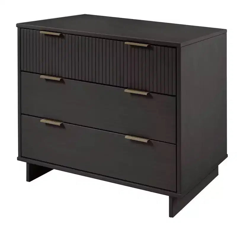 Ensemble de chambre à coucher Manhattan Comfort Granville 3 pièces avec commode simple et commode double