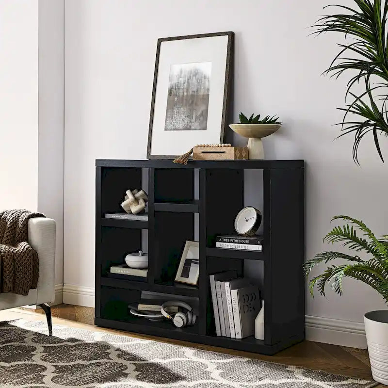 Freestanding Display Storage Cabinet with 7 Cube Storage Spaces