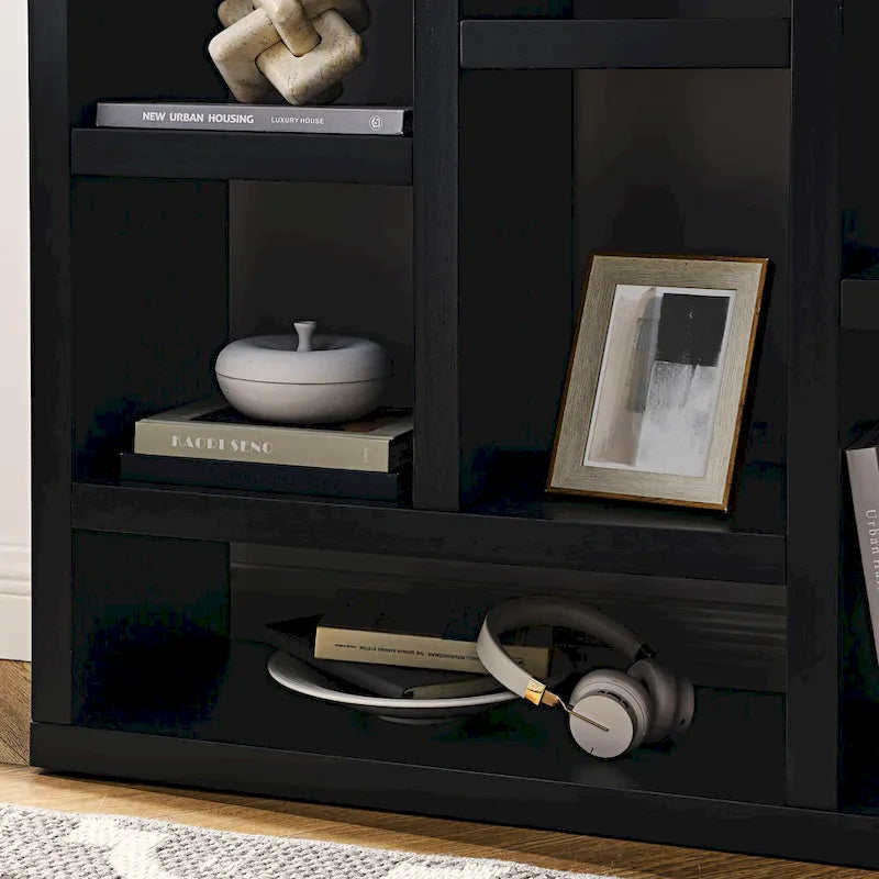 Freestanding Display Storage Cabinet with 7 Cube Storage Spaces