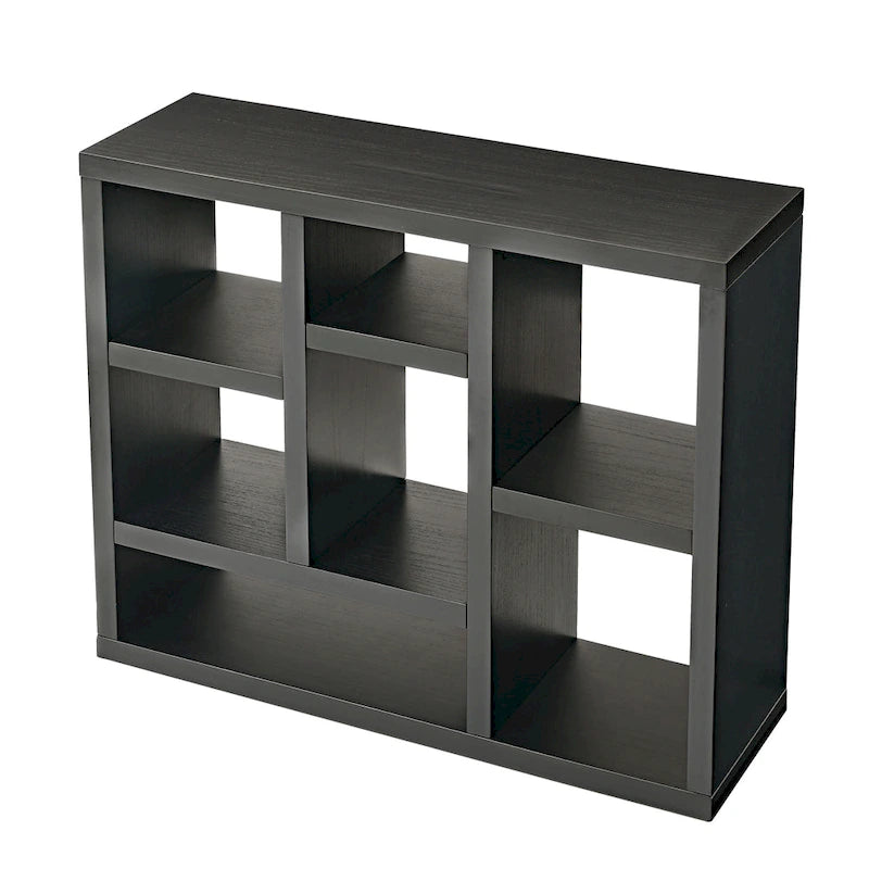Freestanding Display Storage Cabinet with 7 Cube Storage Spaces