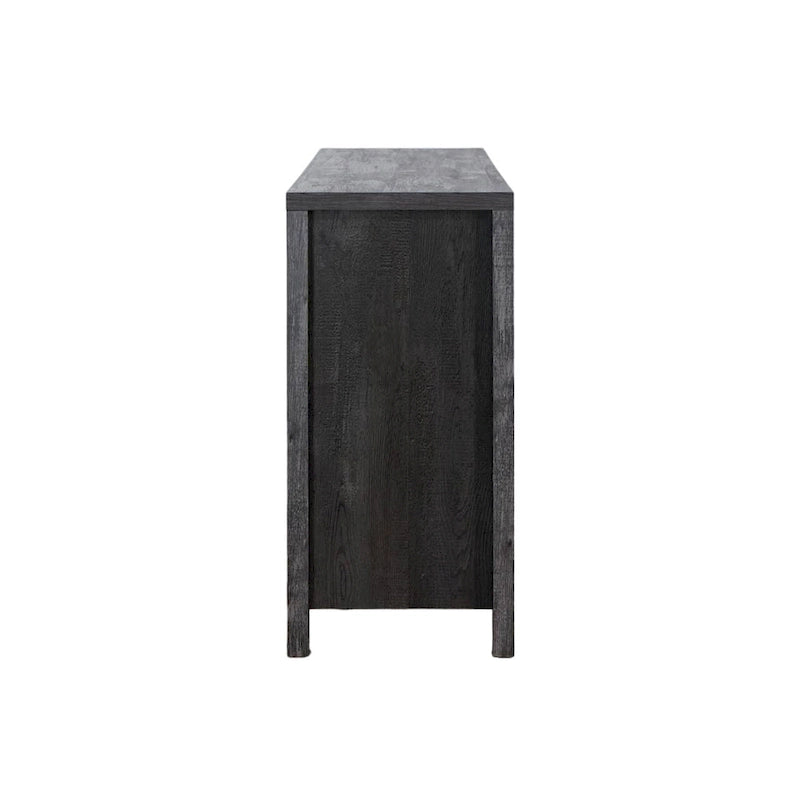 47W Sideboard Storage Cabinet, Dining Server Cupboard Buffet Table with Two Cabinets, Two Drawers, Two Open Shelves