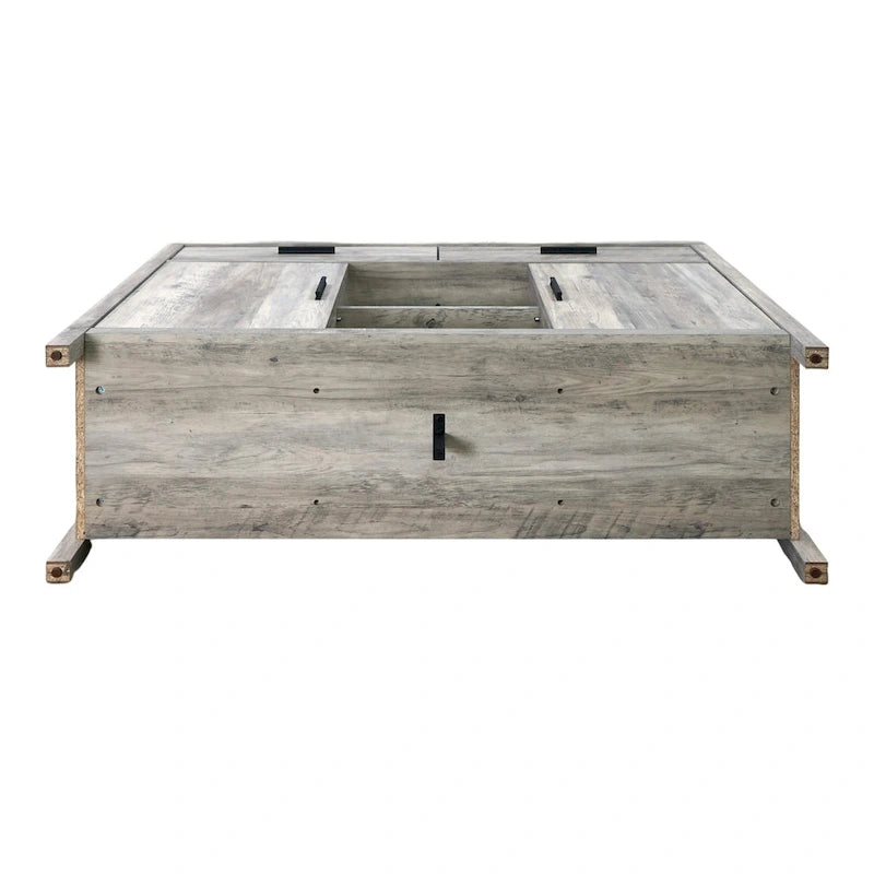 47W Sideboard Storage Cabinet, Dining Server Cupboard Buffet Table with Two Cabinets, Two Drawers, Two Open Shelves