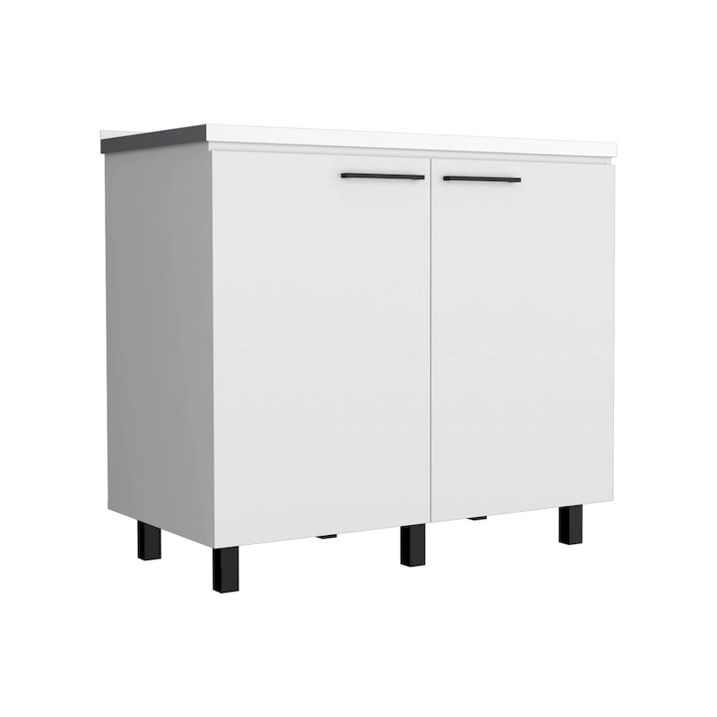 Napoles-2 39 Wide Double Door Utility Sink Stainless steel - N/A
