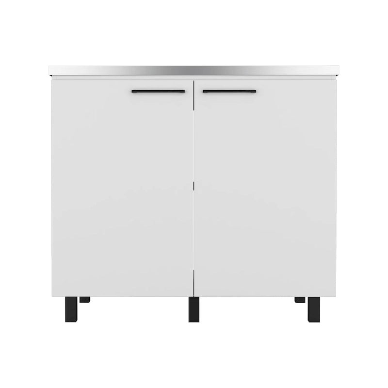 Napoles-2 39 Wide Double Door Utility Sink Stainless steel - N/A