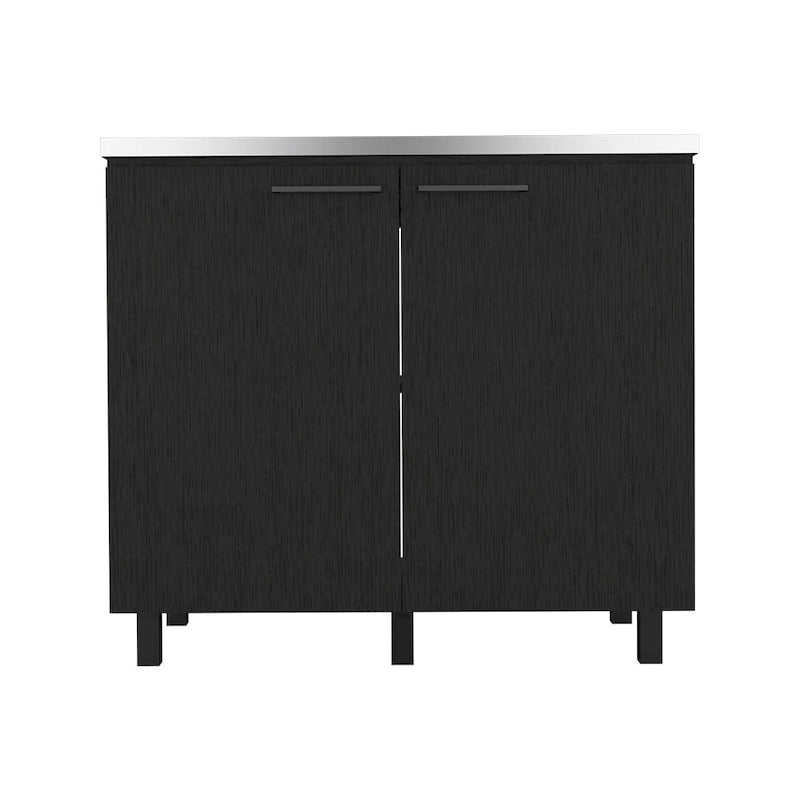 Napoles-2 39 Wide Double Door Utility Sink Stainless steel - N/A