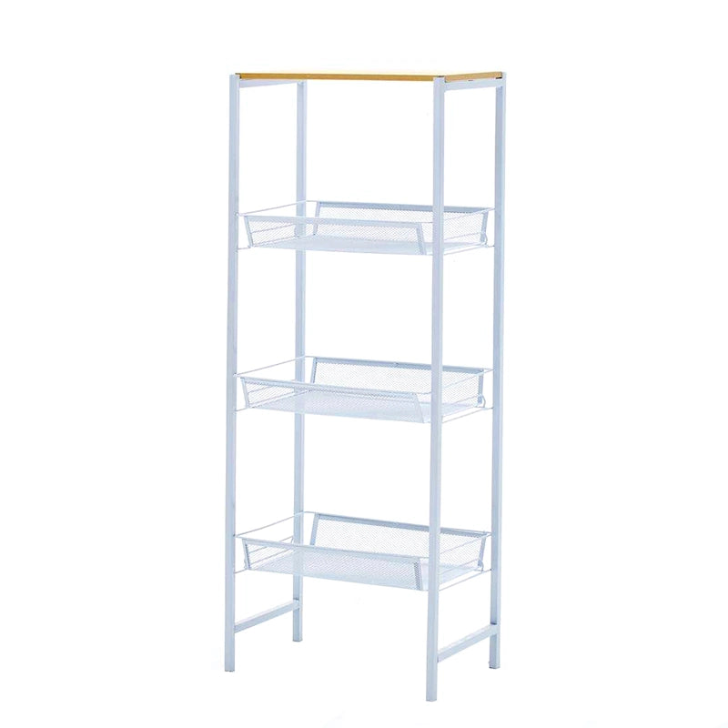 Porthos Home Blake 3-tier Storage Shelves, Mesh Trays And Metal Frame