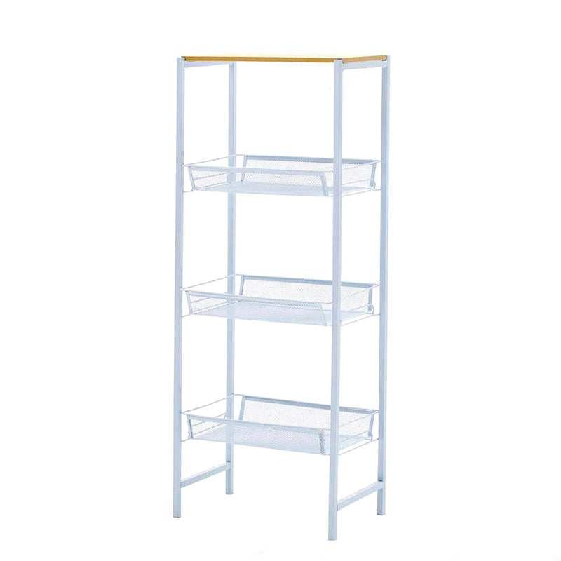 Porthos Home Blake 3-tier Storage Shelves, Mesh Trays And Metal Frame