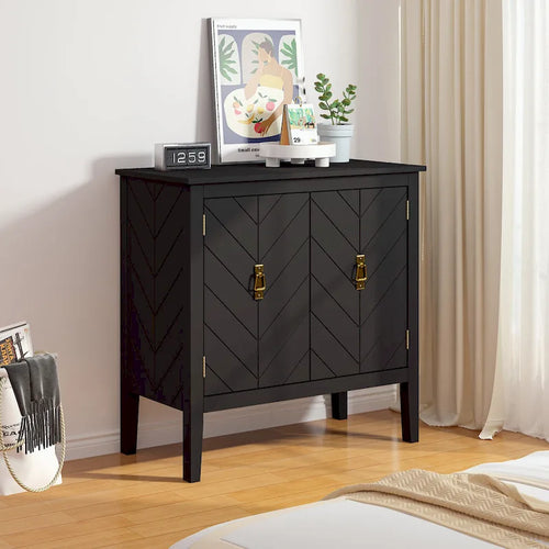 2 Door Wooden Sideboard Cabinets