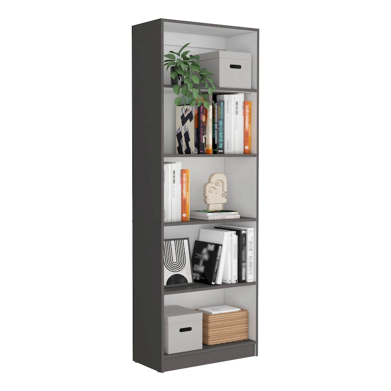 67 Wide 5-Shelf Option B Bookcase Set of 3