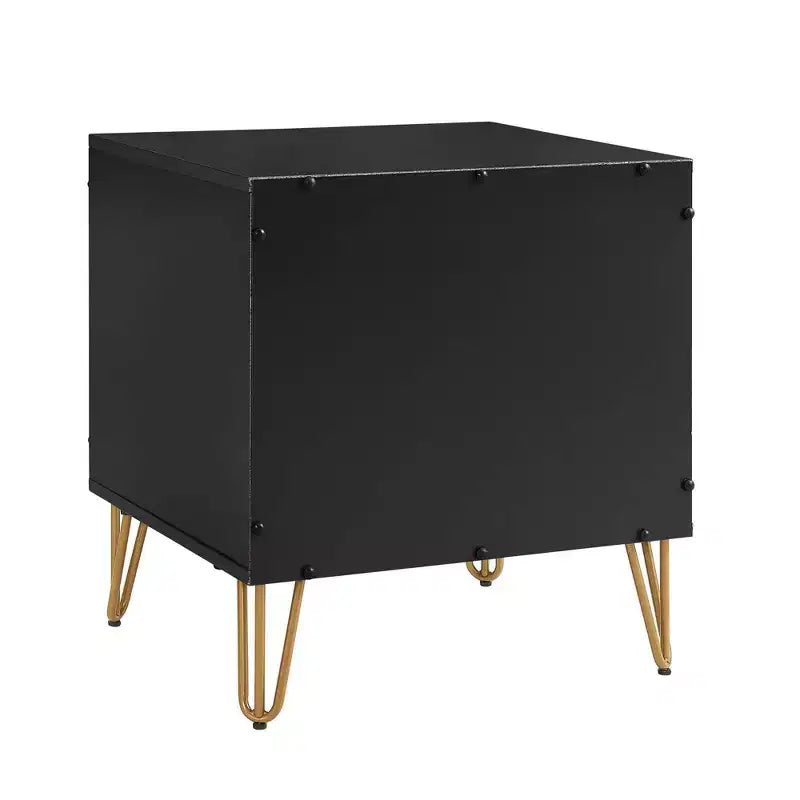 Ensemble commode 3 tiroirs et table de nuit 2 tiroirs moderne 2 pièces Manhattan Comfort Dumbo