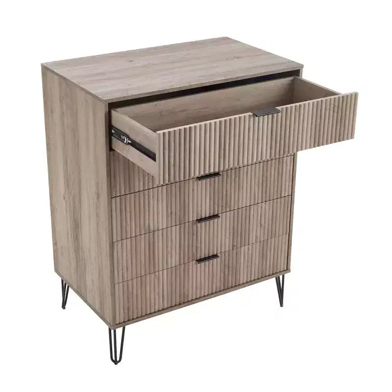 Ensemble commode 2 tiroirs et commode double 10 tiroirs Manhattan Comfort Dumbo 2 pièces moderne