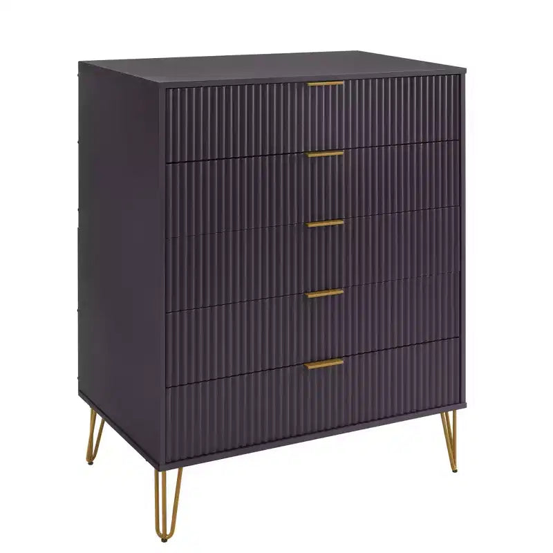 Ensemble commode 2 tiroirs et commode double 10 tiroirs Manhattan Comfort Dumbo 2 pièces moderne