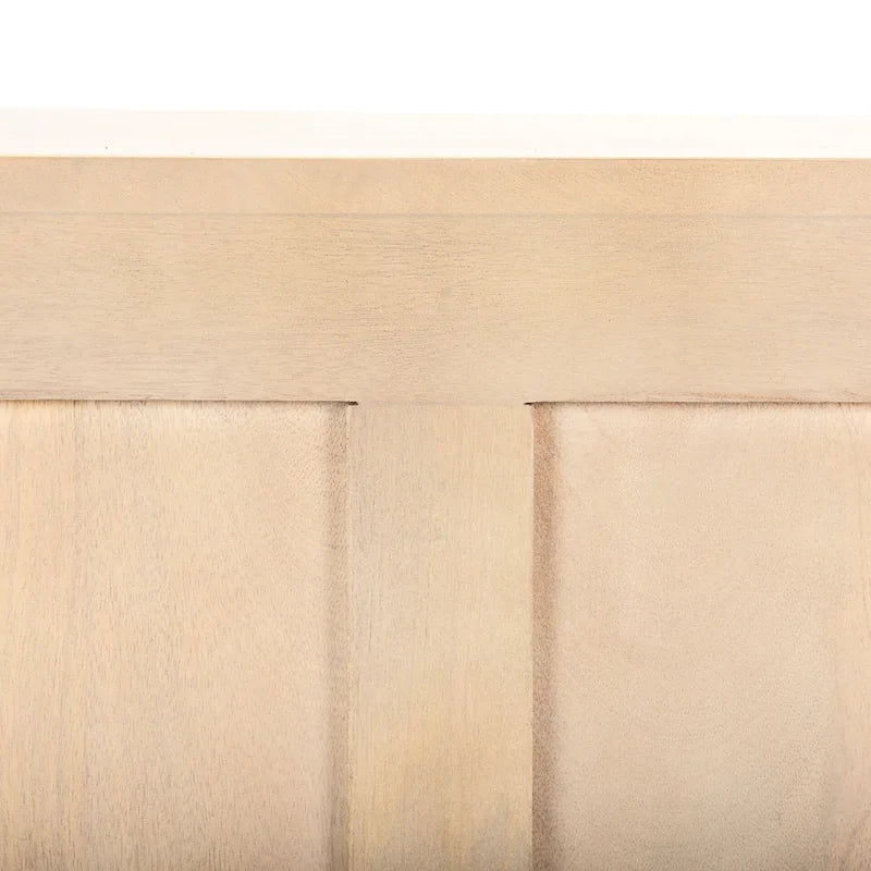Tucker Light Brown Solid Wood w/Patterned Doors Sideboard - 71.75W x 30H x 15D