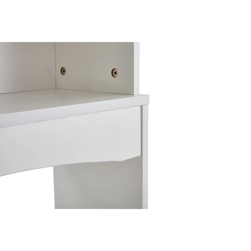 White Over-The-Toilet Bathroom Storage Cabinet for Home Bathroom - 23.6W x 9L x61.8H