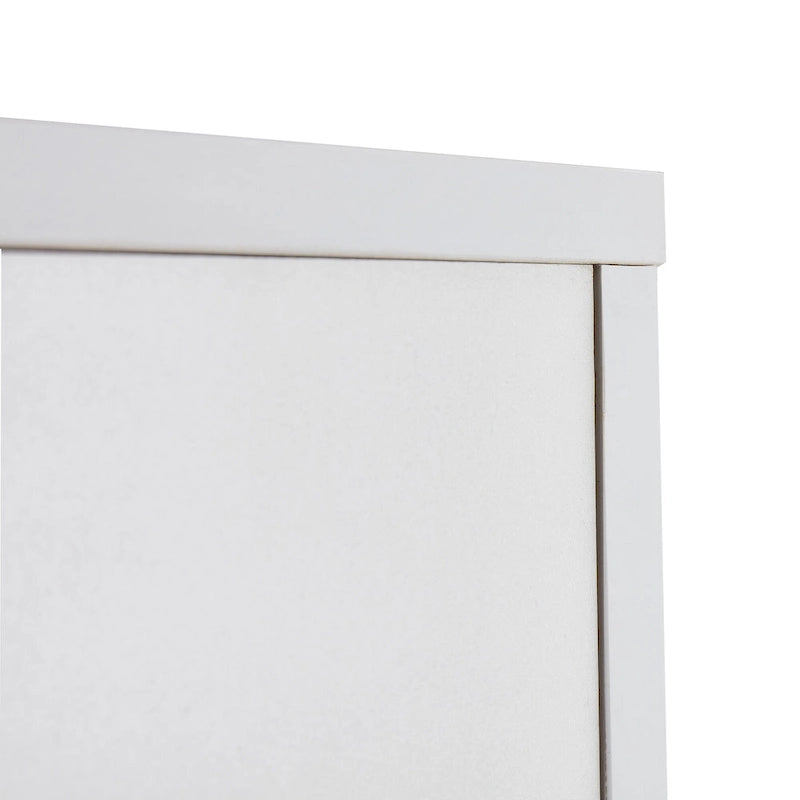 White Over-The-Toilet Bathroom Storage Cabinet for Home Bathroom - 23.6W x 9L x61.8H