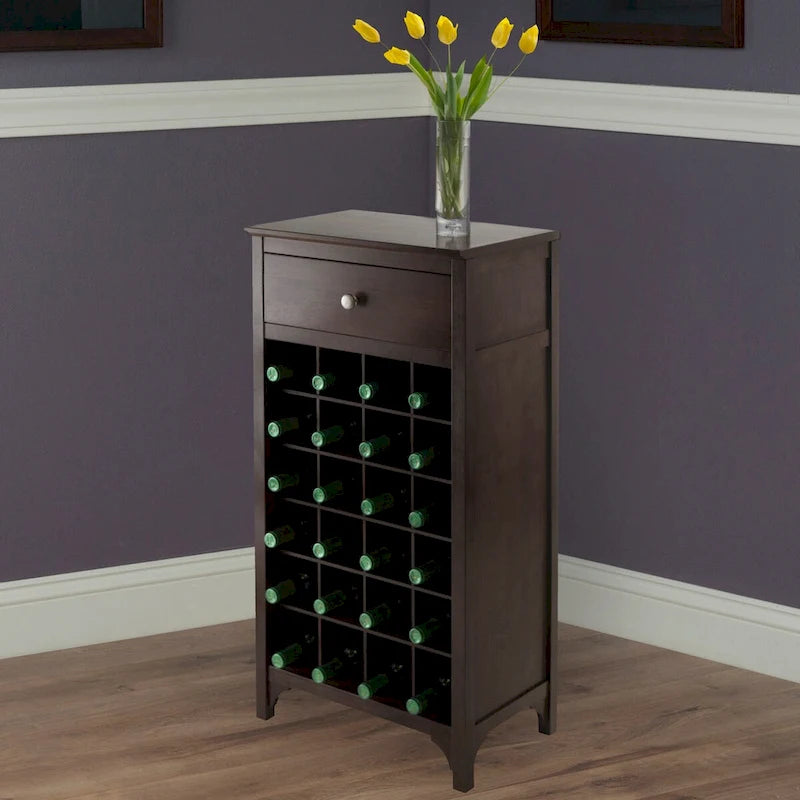 Wine Cabinet, Espresso