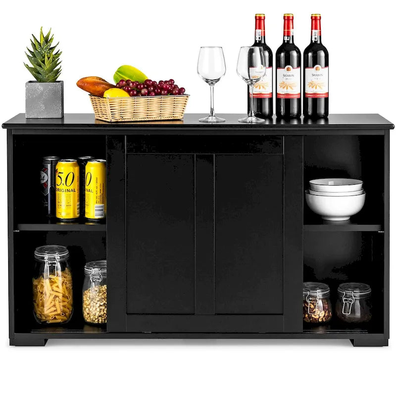 Antique Stackable Kitchen Storage Sideboard with Height Adjustable Shelf - 42 x 13 x 23.5 (L x W x H)