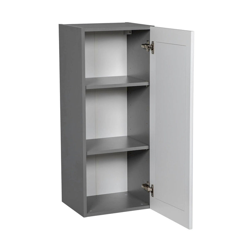 9 x 36 Wall Cabinet-Single Door-Grey - 9 x 36 x 12
