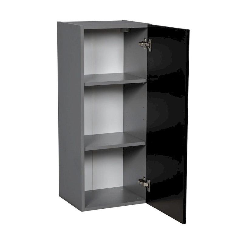 9 x 36 Wall Cabinet-Single Door-Grey - 9 x 36 x 12