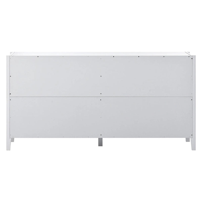 Accent Storage Cabinet Sideboard Wooden Cabinet with Metal Handles