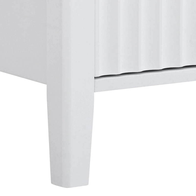 Accent Storage Cabinet Sideboard Wooden Cabinet with Metal Handles