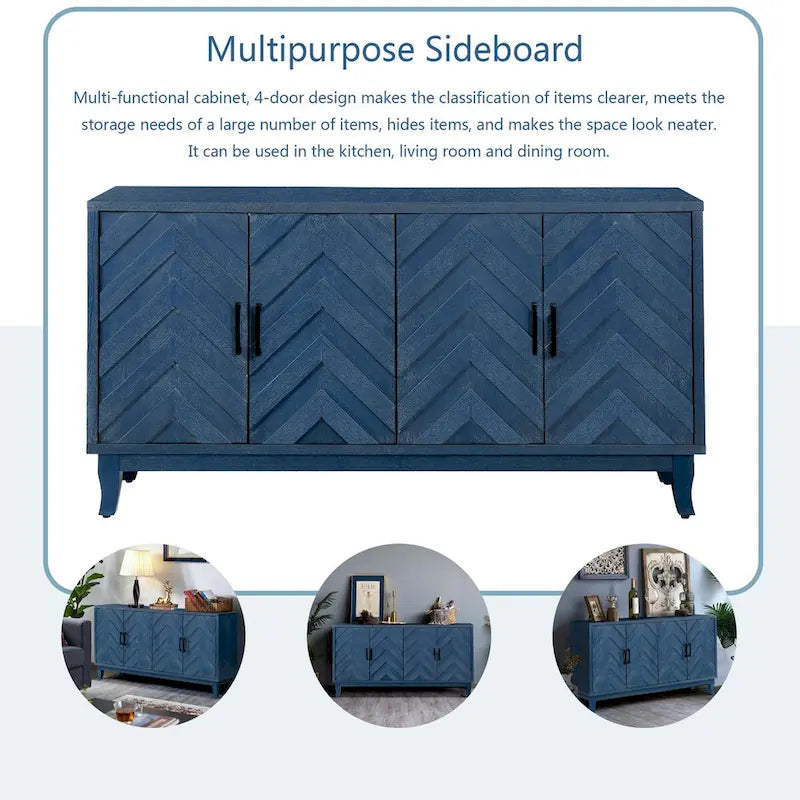 Accent Storage 4 Door Wooden