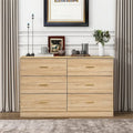 Modern Natural 6-Drawer Dresser