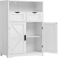 Floor Cabinet with 2 Doors 2 Drawers - 11.4D x 23.6W x 42.7H