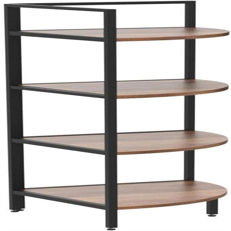 Corner Bookshelf 4 Tier Stand - 25.1D x 16.9W x 51H