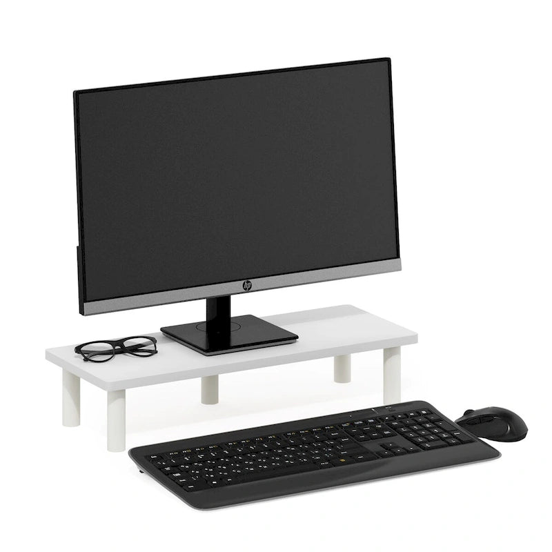 Monitor Riser Stand, White/White - N/A