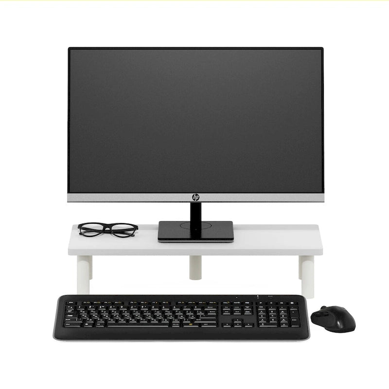 Monitor Riser Stand, White/White - N/A