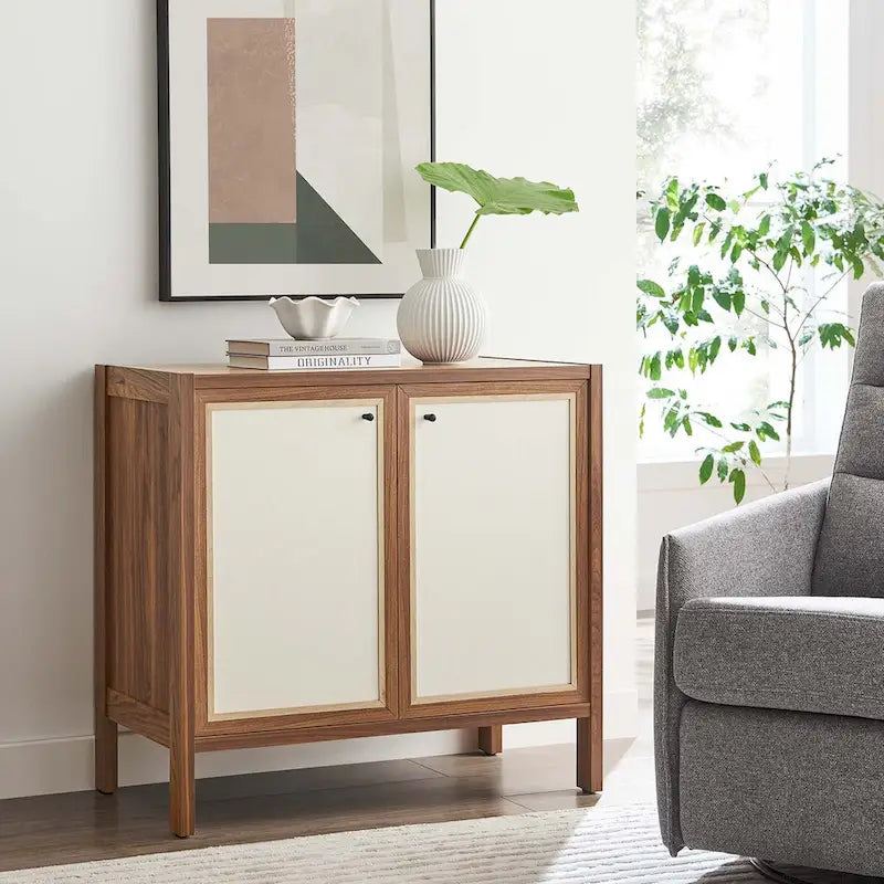 Capri 33 Wood Grain Storage Cabinet